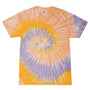 Tie-Dye Mens Short Sleeve Crewneck T-Shirt - Sunflower