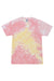 Tie-Dye CD100 Mens Short Sleeve Crewneck T-Shirt Funnel Cake Flat Front