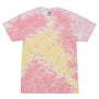Tie-Dye Mens Short Sleeve Crewneck T-Shirt - Funnel Cake - Closeout