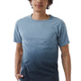Champion Mens Dip Dye Short Sleeve Crewneck T-Shirt - Black Ombre