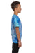 Tie-Dye CD100Y Youth Short Sleeve Crewneck T-Shirt Blue Jerry Side