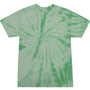 Tie-Dye Mens Short Sleeve Crewneck T-Shirt - Spider Mint