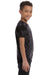 Tie-Dye CD101Y Youth Short Sleeve Crewneck T-Shirt Black Side