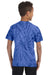 Tie-Dye CD101Y Youth Short Sleeve Crewneck T-Shirt Royal Blue Back