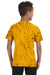 Tie-Dye CD101Y Youth Short Sleeve Crewneck T-Shirt Gold Back