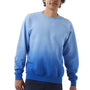 Champion Mens Dip Dye Crewneck Sweatshirt - Royal Blue Ombre
