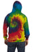 Tie-Dye CD877 Mens Hooded Sweatshirt Hoodie Reactive Rainbow Back
