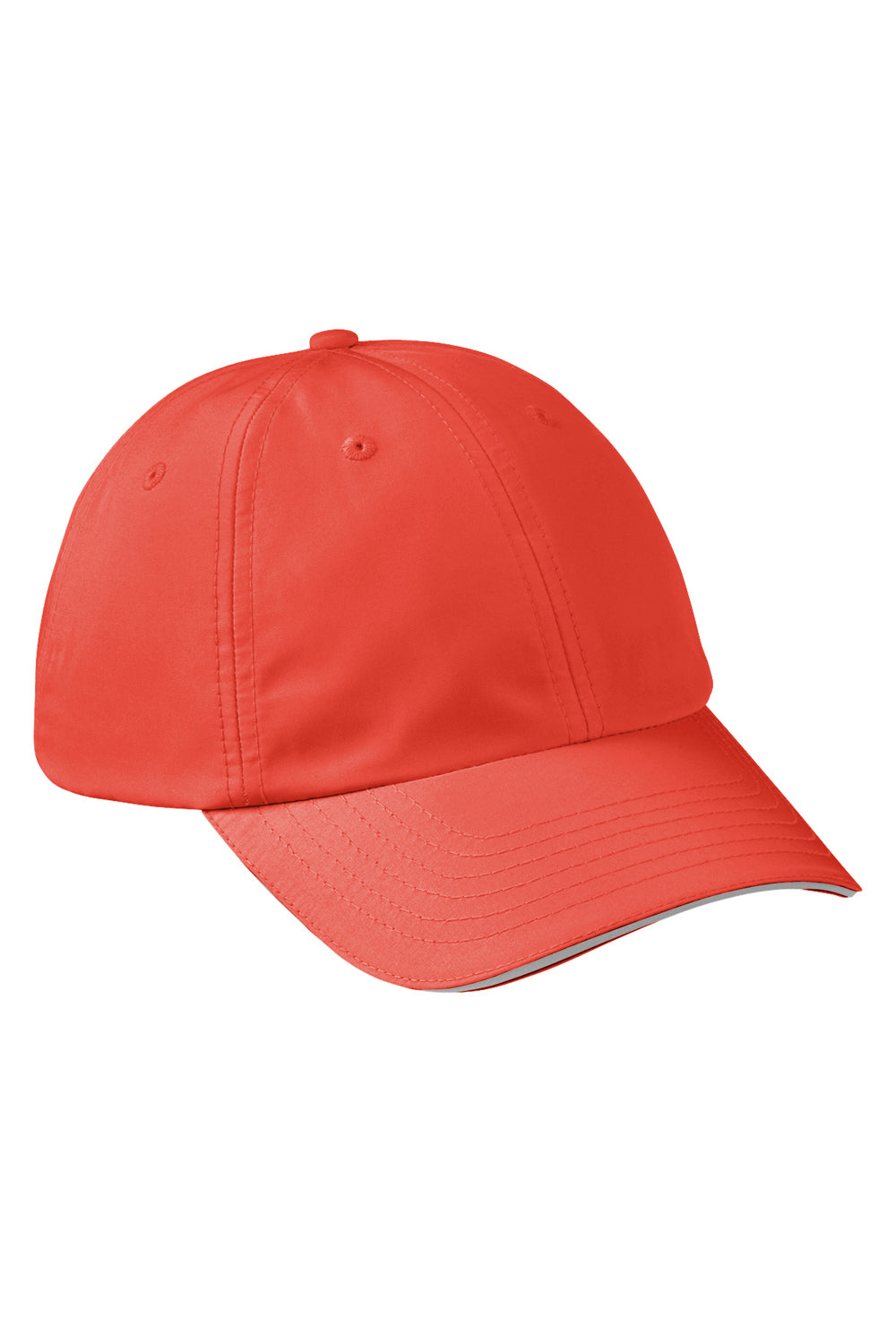 Core 365 CE001 Mens Pitch Performance Moisture Wicking Adjustable Hat Orange Front