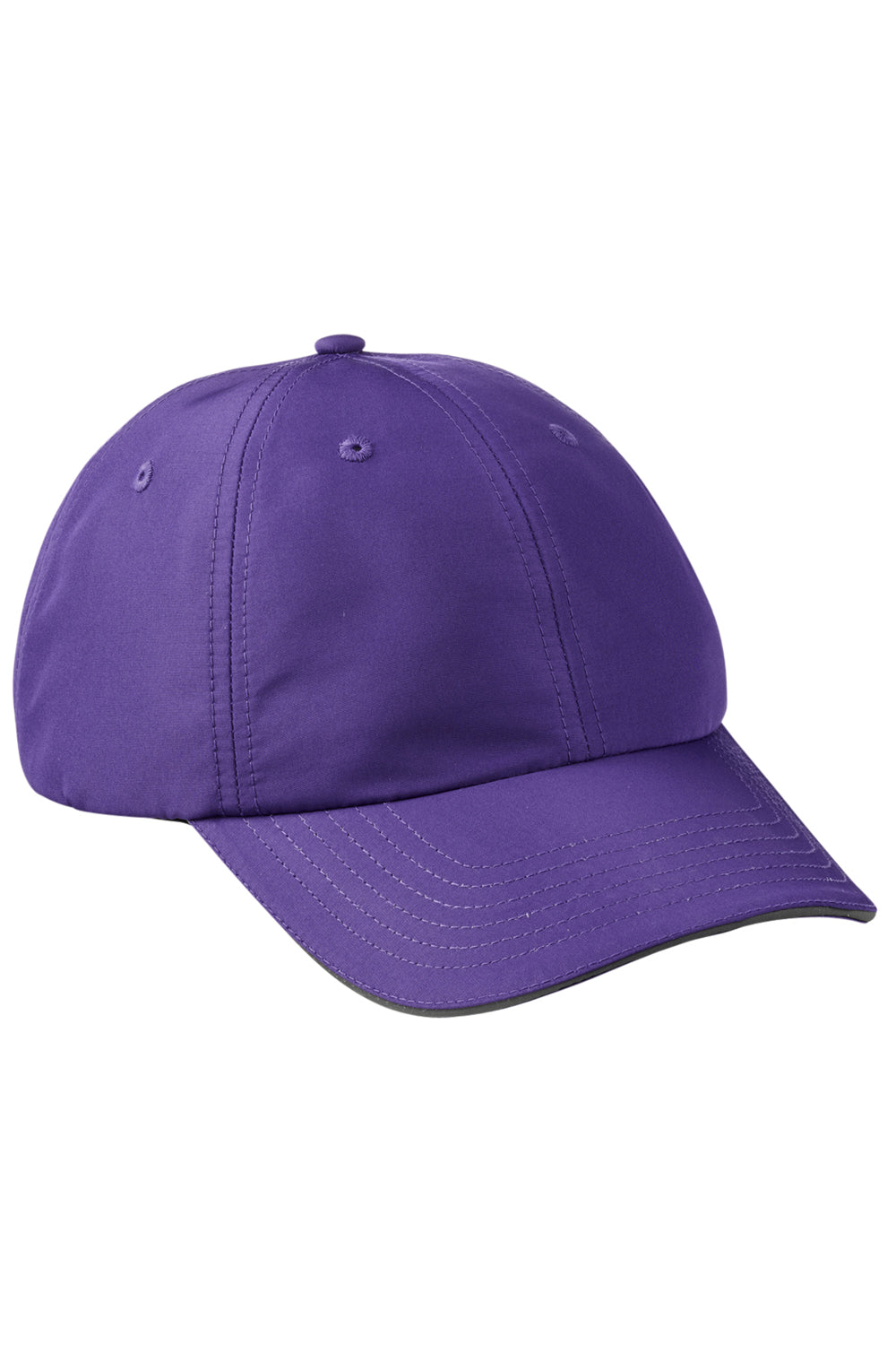 Core 365 CE001 Mens Pitch Performance Moisture Wicking Adjustable Hat Purple Front
