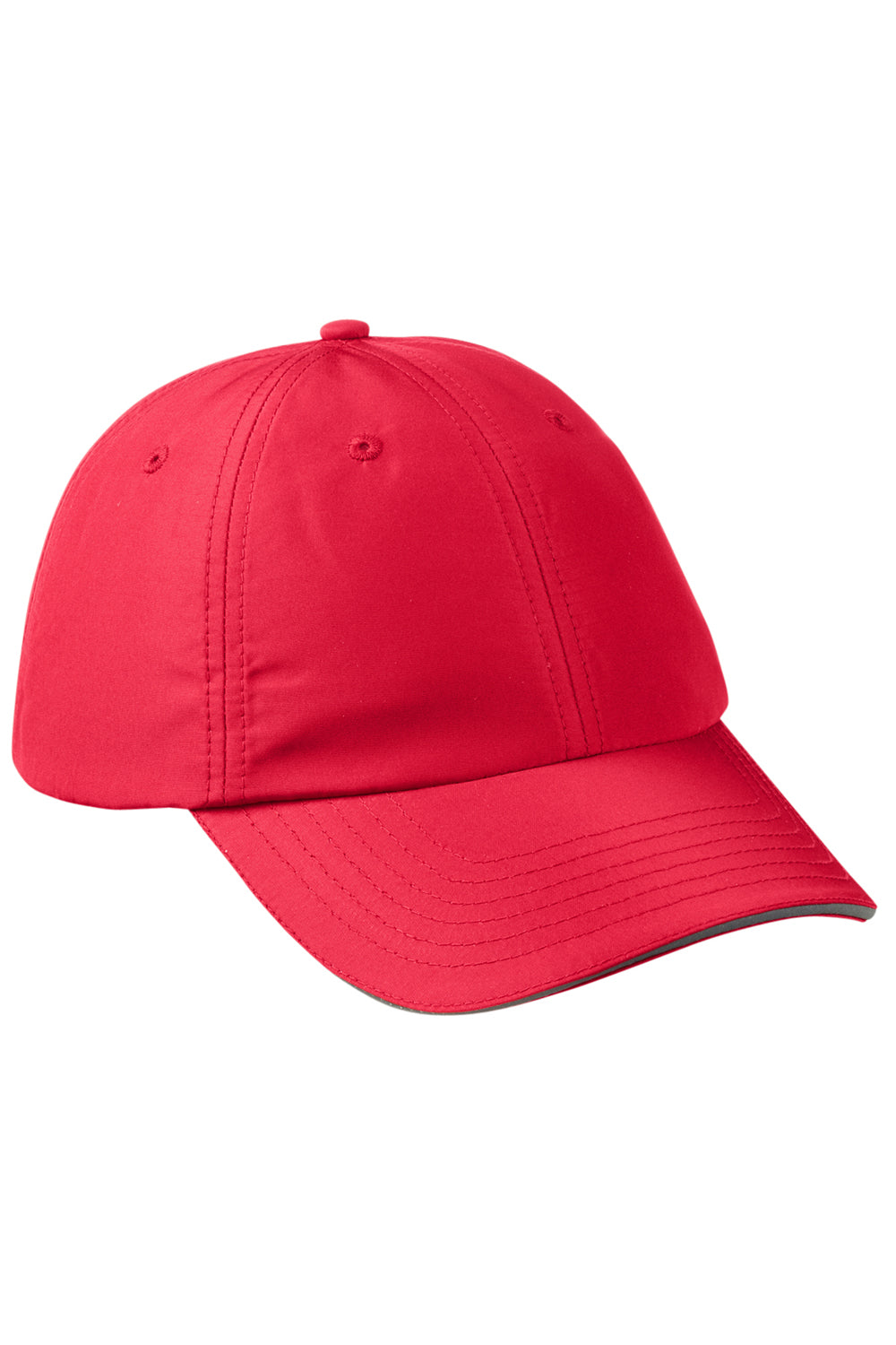 Core 365 CE001 Mens Pitch Performance Moisture Wicking Adjustable Hat Red Front