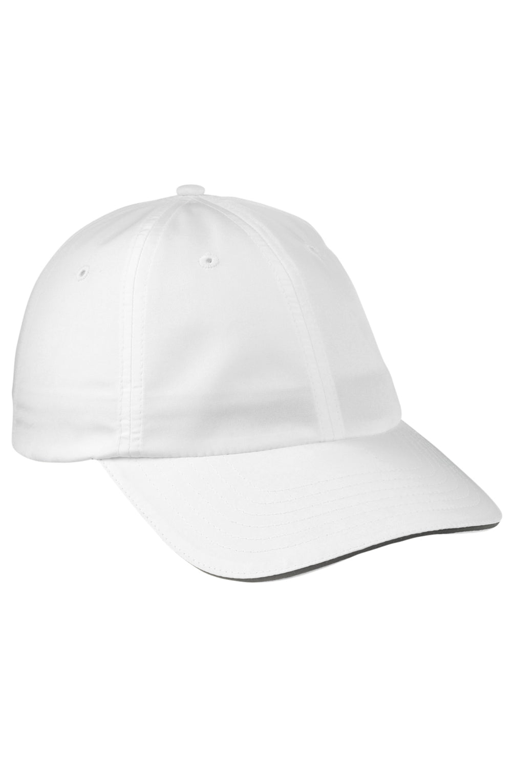 Core 365 CE001 Mens Pitch Performance Moisture Wicking Adjustable Hat White Front