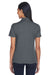 Core 365 CE101W Womens Balance Performance Moisture Wicking Short Sleeve Polo Shirt Forest Green/Grey Back
