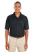 Core 365 CE102 Mens Express Performance Moisture Wicking Short Sleeve Polo Shirt Black Front