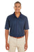 Core 365 CE102 Mens Express Performance Moisture Wicking Short Sleeve Polo Shirt Navy Blue Front