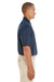 Core 365 CE102 Mens Express Performance Moisture Wicking Short Sleeve Polo Shirt Navy Blue Side