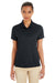Core 365 CE102W Womens Express Performance Moisture Wicking Short Sleeve Polo Shirt Black Front
