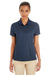 Core 365 CE102W Womens Express Performance Moisture Wicking Short Sleeve Polo Shirt Navy Blue Front
