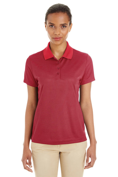Core 365 CE102W Womens Express Performance Moisture Wicking Short Sleeve Polo Shirt Red Front