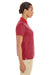 Core 365 CE102W Womens Express Performance Moisture Wicking Short Sleeve Polo Shirt Red Side