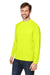 Core 365 CE110 Mens Ultra MVP Raglan Long Sleeve T-Shirt Safety Yellow 3Q