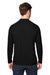 Core 365 CE110 Mens Ultra MVP Raglan Long Sleeve T-Shirt Black Back