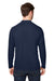 Core 365 CE110 Mens Ultra MVP Raglan Long Sleeve T-Shirt Classic Navy Blue Back