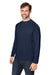 Core 365 CE110 Mens Ultra MVP Raglan Long Sleeve T-Shirt Classic Navy Blue 3Q