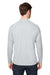 Core 365 CE110 Mens Ultra MVP Raglan Long Sleeve T-Shirt Platinum Grey Back