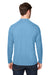 Core 365 CE110 Mens Ultra MVP Raglan Long Sleeve T-Shirt Columbia Blue Back
