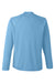 Core 365 CE110 Mens Ultra MVP Raglan Long Sleeve T-Shirt Columbia Blue Flat Back