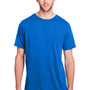 Core 365 Mens Fusion ChromaSoft Performance Moisture Wicking Short Sleeve Crewneck T-Shirt - True Royal Blue
