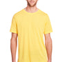 Core 365 Mens Fusion ChromaSoft Performance Moisture Wicking Short Sleeve Crewneck T-Shirt - Campus Gold