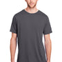 Core 365 Mens Fusion ChromaSoft Performance Moisture Wicking Short Sleeve Crewneck T-Shirt - Carbon Grey