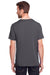 Core 365 CE111 Mens Fusion ChromaSoft Performance Moisture Wicking Short Sleeve Crewneck T-Shirt Carbon Grey Back