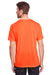 Core 365 CE111 Mens Fusion ChromaSoft Performance Moisture Wicking Short Sleeve Crewneck T-Shirt Orange Back