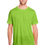 Core 365 Mens Fusion ChromaSoft Performance Moisture Wicking Short Sleeve Crewneck T-Shirt - Acid Green