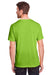 Core 365 CE111 Mens Fusion ChromaSoft Performance Moisture Wicking Short Sleeve Crewneck T-Shirt Acid Green Back