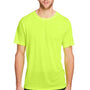 Core 365 Mens Fusion ChromaSoft Performance Moisture Wicking Short Sleeve Crewneck T-Shirt - Safety Yellow