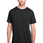Core 365 Mens Fusion ChromaSoft Performance Moisture Wicking Short Sleeve Crewneck T-Shirt - Black