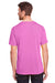 Core 365 CE111 Mens Fusion ChromaSoft Performance Moisture Wicking Short Sleeve Crewneck T-Shirt Charity Pink Back