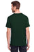 Core 365 CE111 Mens Fusion ChromaSoft Performance Moisture Wicking Short Sleeve Crewneck T-Shirt Forest Green Back