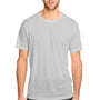 Core 365 Mens Fusion ChromaSoft Performance Moisture Wicking Short Sleeve Crewneck T-Shirt - Platinum Grey