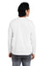 Core 365 CE111L Mens Fusion ChromaSoft Performance Moisture Wicking Long Sleeve Crewneck T-Shirt White Back
