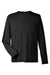 Core 365 CE111L Mens Fusion ChromaSoft Performance Moisture Wicking Long Sleeve Crewneck T-Shirt Black Flat Front