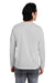 Core 365 CE111L Mens Fusion ChromaSoft Performance Moisture Wicking Long Sleeve Crewneck T-Shirt Platinum Grey Back