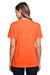 Core 365 CE111W Womens Fusion ChromaSoft Performance Moisture Wicking Short Sleeve Scoop Neck T-Shirt Orange Back