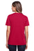 Core 365 CE111W Womens Fusion ChromaSoft Performance Moisture Wicking Short Sleeve Scoop Neck T-Shirt Red Back