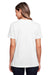 Core 365 CE111W Womens Fusion ChromaSoft Performance Moisture Wicking Short Sleeve Scoop Neck T-Shirt White Back