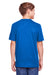 Core 365 CE111Y Youth Fusion ChromaSoft Performance Moisture Wicking Short Sleeve Crewneck T-Shirt Royal Blue Back