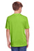 Core 365 CE111Y Youth Fusion ChromaSoft Performance Moisture Wicking Short Sleeve Crewneck T-Shirt Acid Green Back